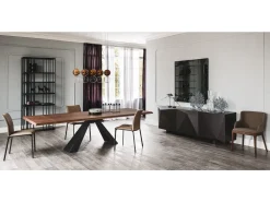 Online TAVOLO Cattelan Eliot wood SCONTATO a PREZZI OUTLET Tavoli