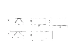 Online TAVOLO Cattelan Eliot wood SCONTATO a PREZZI OUTLET Tavoli