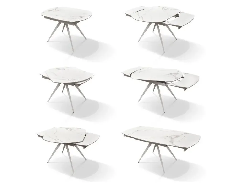 Sale Tavolo ceramica quadrato, statuario allungabile. a prezzo scontato. Tavoli