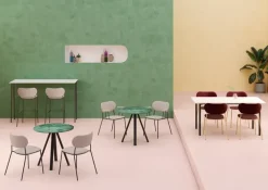 Tavolo con piano in altri materiali rettangolare di a PREZZO OUTLET^Gaber Best