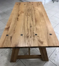 Tavolo con piano in legno rettangolare di a PREZZO OUTLET^Devina Nais Sale