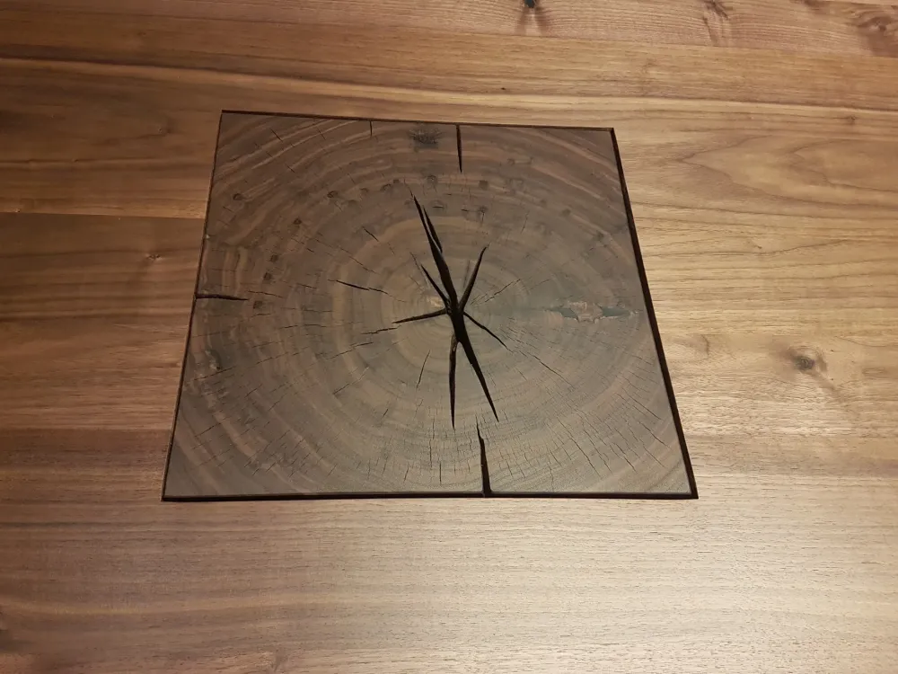 Tavolo con piano in legno rettangolare di a PREZZO OUTLET^Riva 1920 New