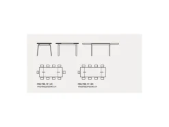 Clearance TAVOLO  Zeffiro SCONTATO a PREZZI OUTLET Tavoli