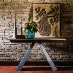 Hot Tavolo Console : allungabile, metallo, convivium. Tavoli