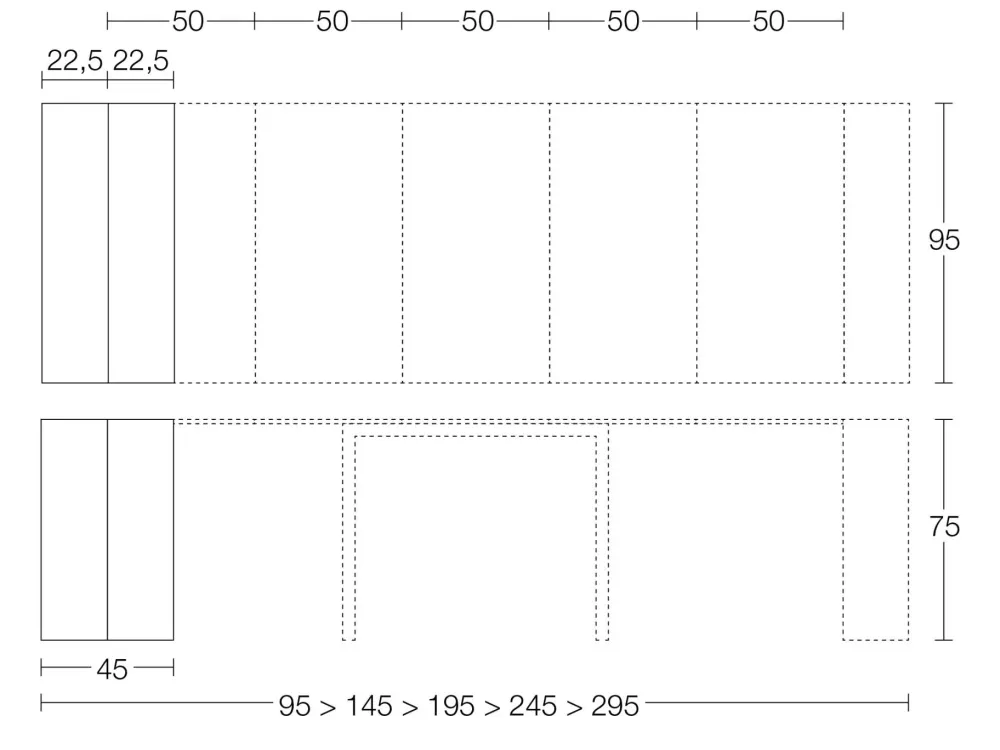 Discount Tavolo consolle modello David a prezzo Outlet Consolle
