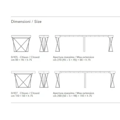 Online Tavolo consolle modello Excel 110 a prezzo scontato Consolle