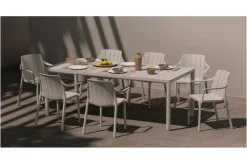 New Tavolo da giardino Set tevere 210/275 con 8 tiberina a marchio a prezzo scontato Tavoli Da Giardino