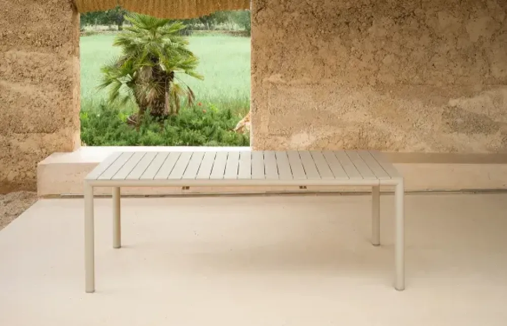 New Tavolo da giardino Set tevere 210/275 con 8 tiberina a marchio a prezzo scontato Tavoli Da Giardino