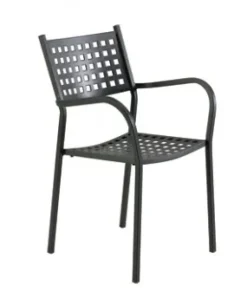 Tavolo da giardino Tavolo quatris grigio antico 160 x 80 cm con 4 poltoncine alice a marchio a prezzo scontato^Vermobil Outlet