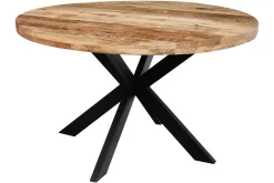 Outlet Etnico Tavolo Detroit - tavolo pranzo industrial diametro 130 di scontato del 54%- Tavoli