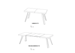 TAVOLO  Agape SCONTATO a PREZZI OUTLET^Easyline Best