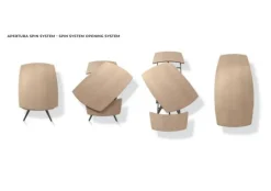 Tavolo Elica in laminato Allungabile^Sedit Clearance