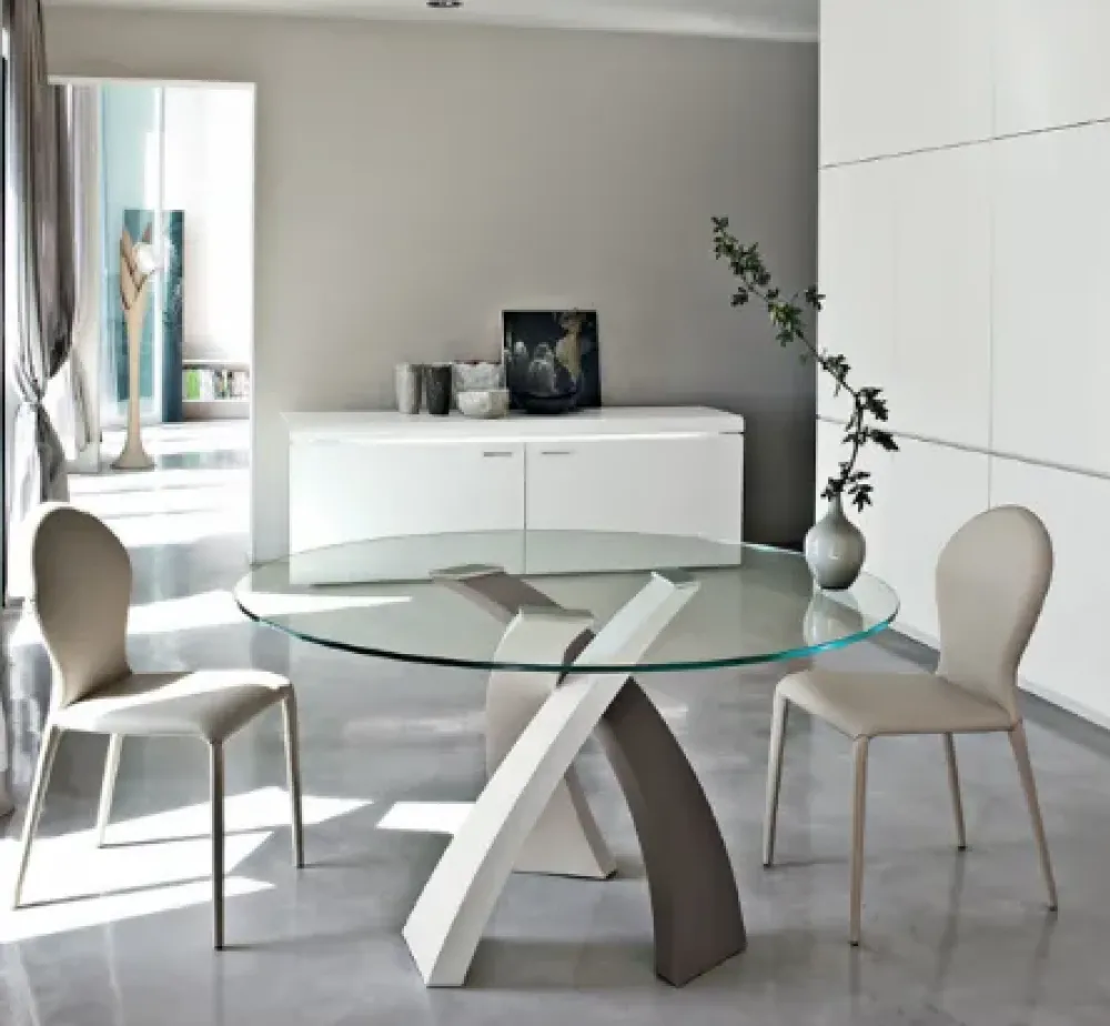 Clearance Tavolo Eliseo glass in OFFERTA OUTLET Tavoli