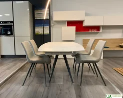 Sale Tavolo ellittico in ceramica Vortice di in Offerta Outlet Tavoli