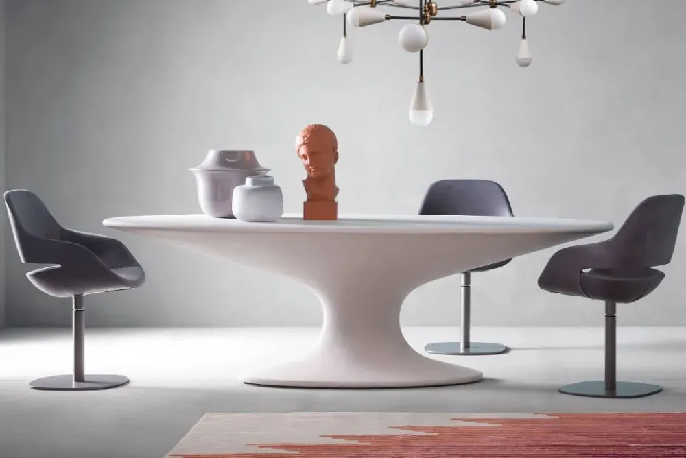 Tavolo ellittico Tavolo fenice by piero bottoni 1936 di a prezzo riservato^Zanotta Clearance