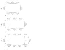 Sale Tavolo ellittico Tavolo modello agata scontato del 56% Tavoli