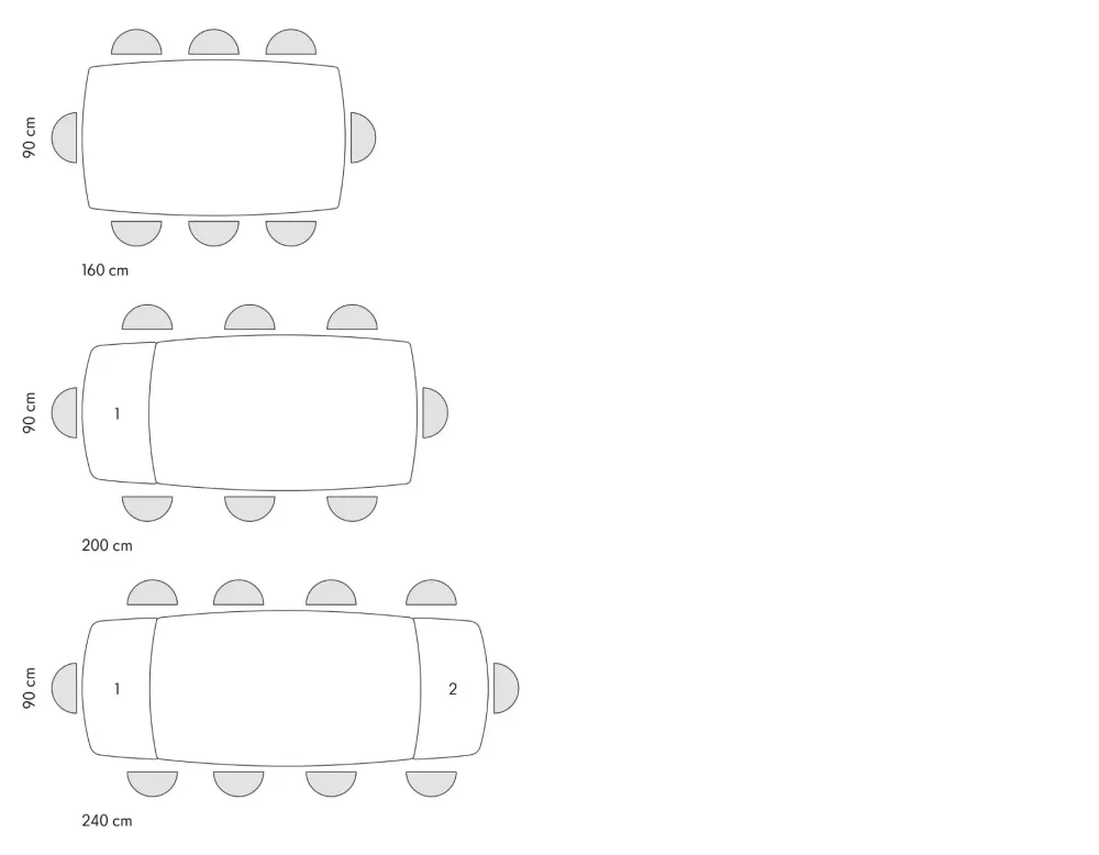 Sale Tavolo ellittico Tavolo modello agata scontato del 56% Tavoli