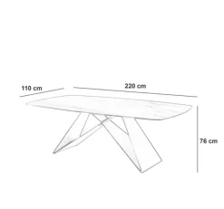 Stones Tavolo ellittico Thanos scontato del 47%- Tavoli