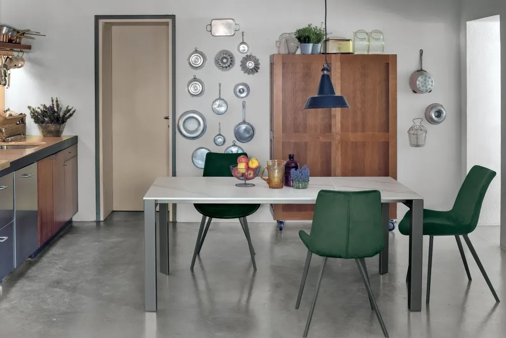 Hot Tavolo Enea in ceramica Rettangolare allungabile Tavoli