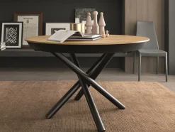Altacom Tavolo Fahrenheit round in laminato Allungabile- Tavoli