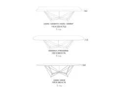 Clearance Tavolo Fil8 in OFFERTA OUTLET Tavoli