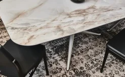 Tavolo fisso Atlantis crystalart^Cattelan Italia