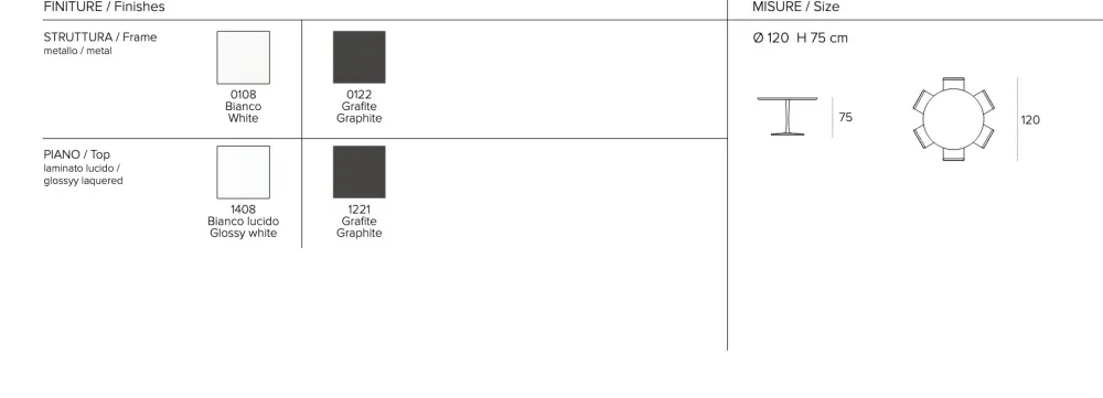 Discount Tavolo fisso in laccato SCONTATO Tavoli