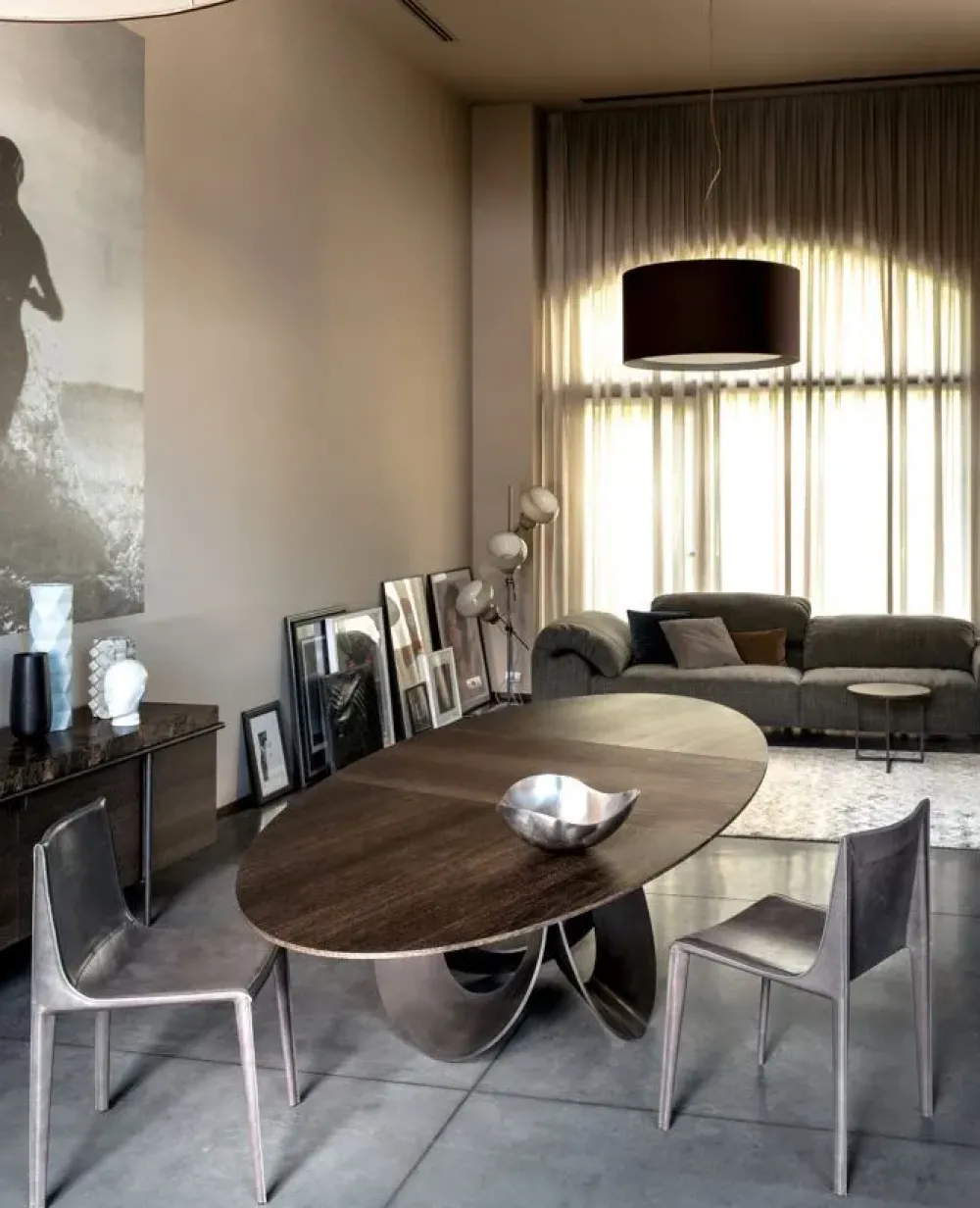 Tavolo fisso in vetro SCONTATO^Arketipo Discount