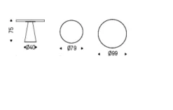 Tavolo fisso Saturno keramik bistrot Cattelan a prezzo scontato^Cattelan Italia Outlet