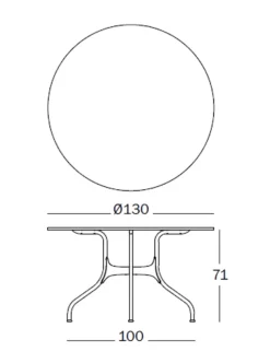 Tavolo fisso Tavolo in marmo marquinia mila' a soli 1989 Euro^Magis Sale