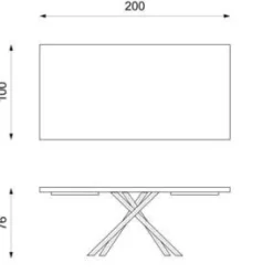 Outlet Tavolo fisso Tavolo spyke a prezzo ribassato Tavoli