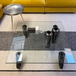 Fontana Arte Tavolo con ruote, stile design, prezzi imbattibili.- Tavolini