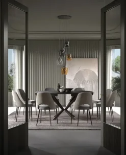 Easyline Tavolo Full moon in altri materiali Rotondo allungabile scontato 40%- Tavoli