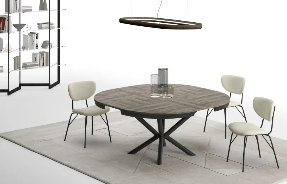 Easyline Tavolo Full moon in altri materiali Rotondo allungabile scontato 40%- Tavoli