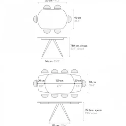 Tavolo Grafite in vetro Allungabile scontato 52%^Mobilificio Bellutti Hot