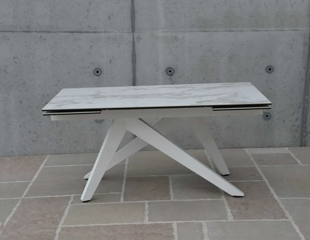 Collezione esclusiva Tavolo in altri materiali rettangolare Tavolo allungabile in offerta outlet- Tavoli