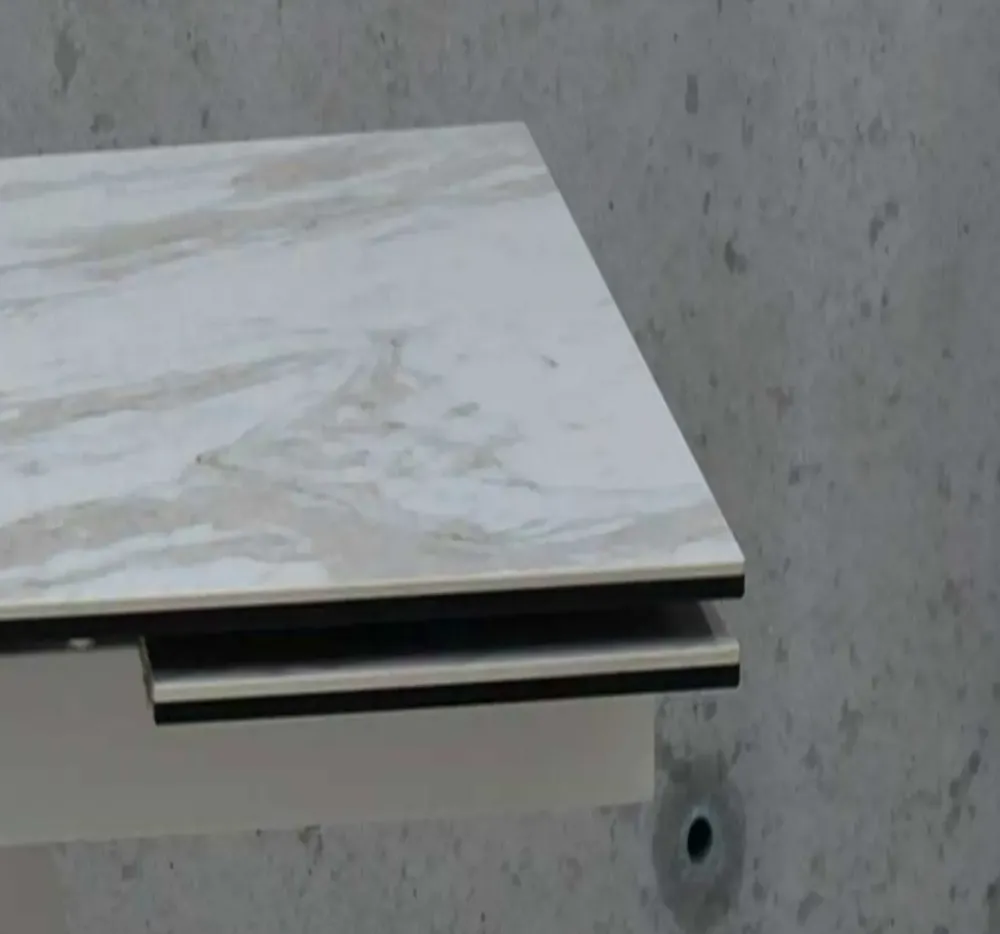 Collezione esclusiva Tavolo in altri materiali rettangolare Tavolo allungabile in offerta outlet- Tavoli