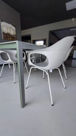 Tavolo in altri materiali rettangolare Thin-k 170 x 90 - elefhantino in offerta outlet^Kristalia Hot