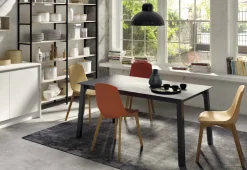 Point House Tavolo in ceramica rettangolare Quadro in offerta outlet- Tavoli