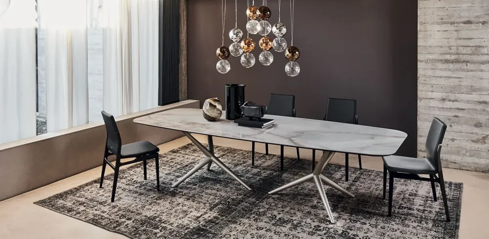 New Tavolo in ceramica rettangolare Atlantis keramik Cattelan a prezzo scontato Tavoli