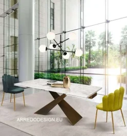 Tavolo in ceramica rettangolare Tempor 2062 a prezzo ribassato^Collezione esclusiva Discount