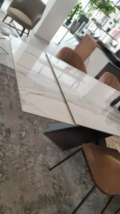 Tavolo in ceramica rettangolare Tyron keramik drive in offerta outlet^Cattelan Italia Discount