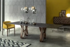 Tonin Casa Tavolo in ceramica rettangolare Tavolo rettangolare mod.butterfly di tonincasa scontato del 30% in offerta outlet- Tavoli