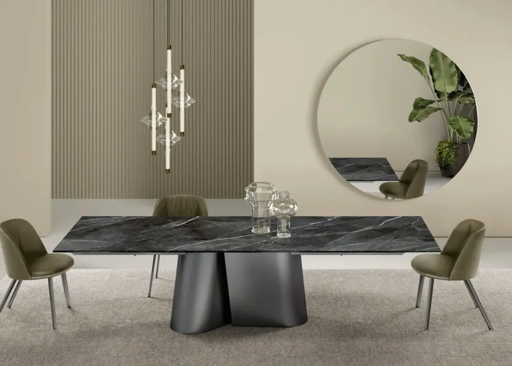 Bontempi Tavolo in ceramica rettangolare Tavolo kimono – casa in offerta outlet- Tavoli