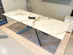 Best Tavolo in ceramica rettangolare Tavolo cross calacatta borghini in offerta outlet Tavoli