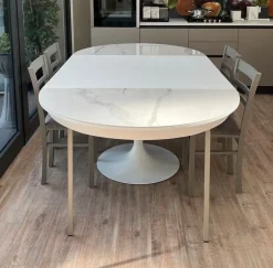 Tavolo in ceramica rotondo Sun super a prezzo scontato^Altacom New