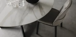 Cattelan Italia Tavolo in ceramica rotondo Planer keramik round Cattelan in offerta outlet- Tavoli