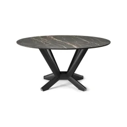 Cattelan Italia Tavolo in ceramica rotondo Planer keramik round Cattelan in offerta outlet- Tavoli