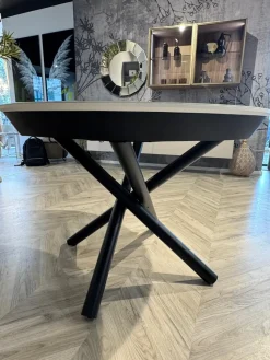 Tavolo in ceramica rotondo Fahrenheit round at109 105 in offerta outlet^Altacom Sale