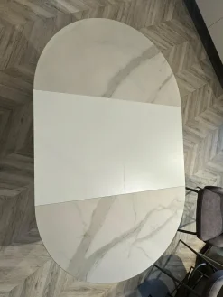 Tavolo in ceramica rotondo Fahrenheit round at109 105 in offerta outlet^Altacom Sale